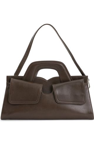 Lorelai Double Strap Leather Satchel