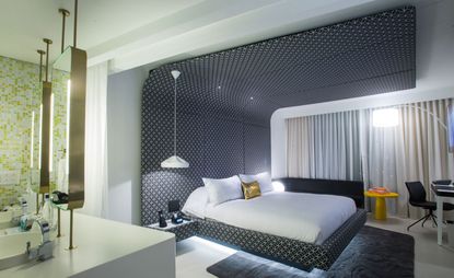 bedroom at W Bogota Hotel in Columbia