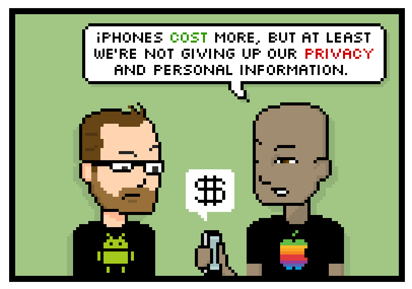 Privacy Program Comic Comic: Privacy is Both a Value and a *Value* | iMore