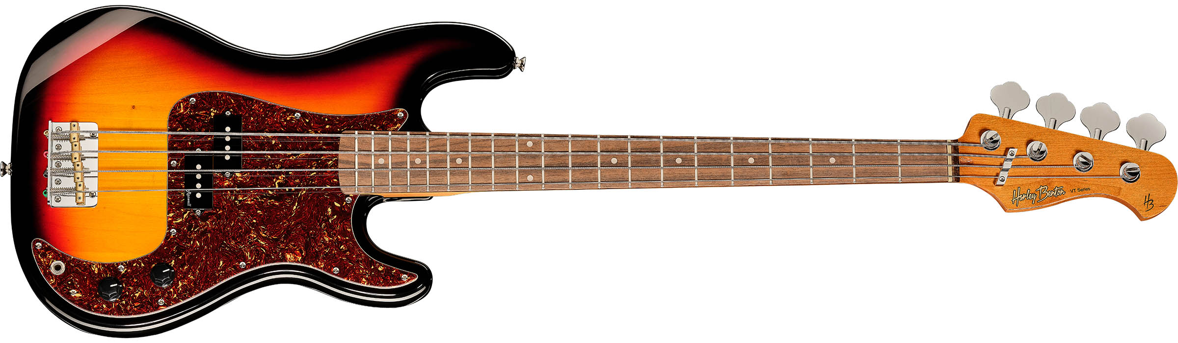 Harley Benton Vintage Series PB-62: the entry-level bass guitars draw inspiration from vintage Fender and feature a single split-coil pickup.