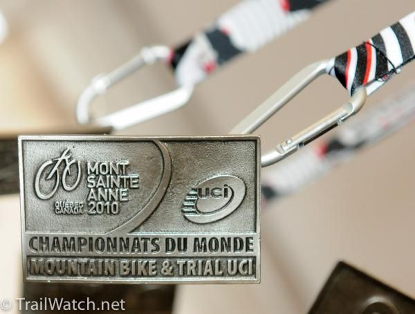 World Championship belt buckles are for sale at the venue
