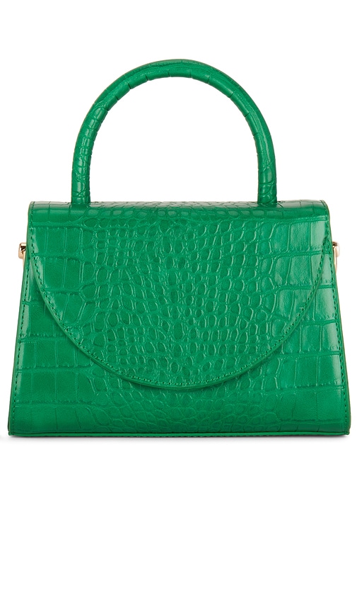 Nadia Faux Leather Embossed Top Handle Bag