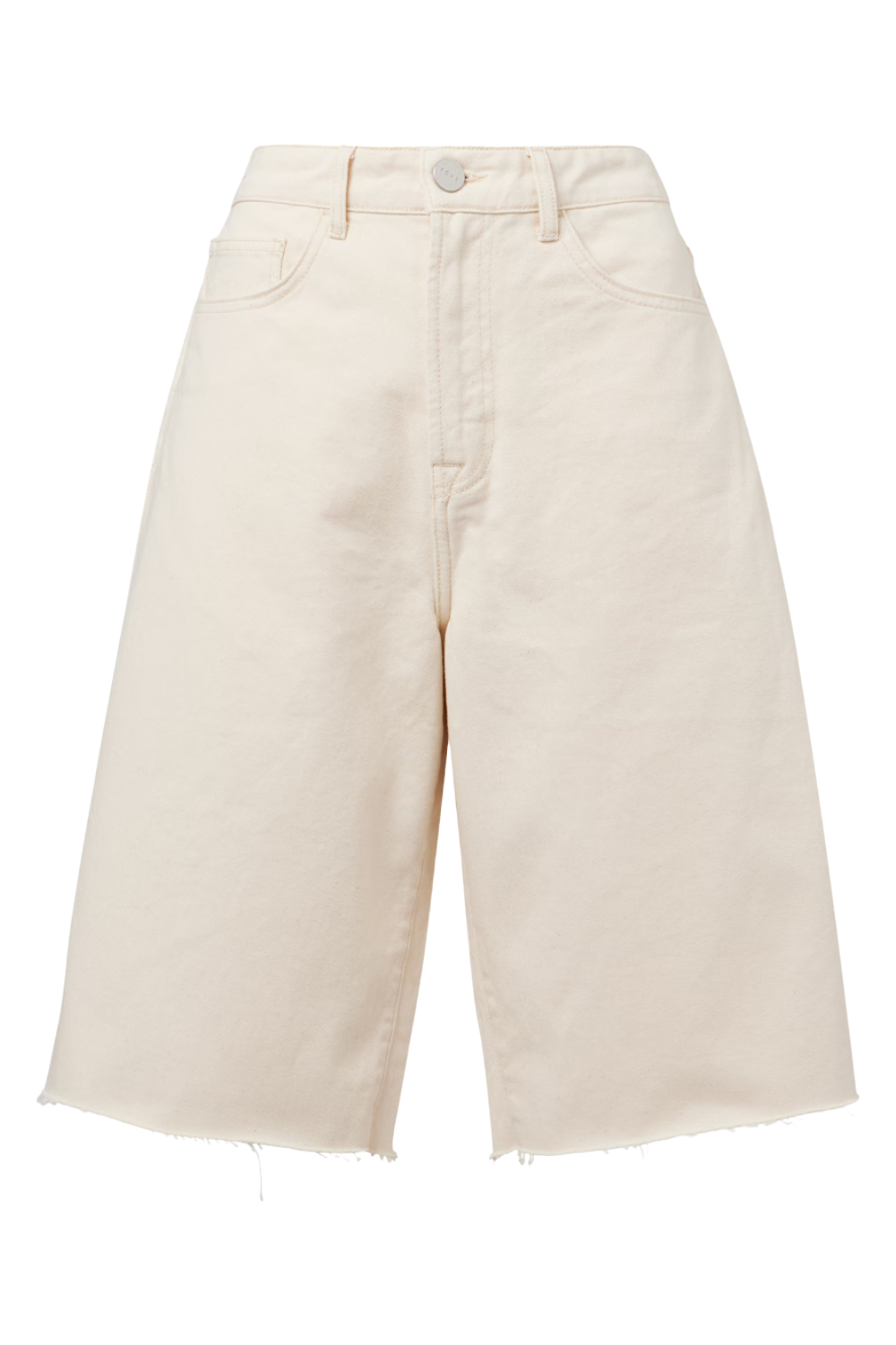 High-Rise Denim Shorts
