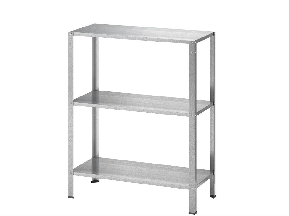 Ikea indoor/outdoor viral shelf.