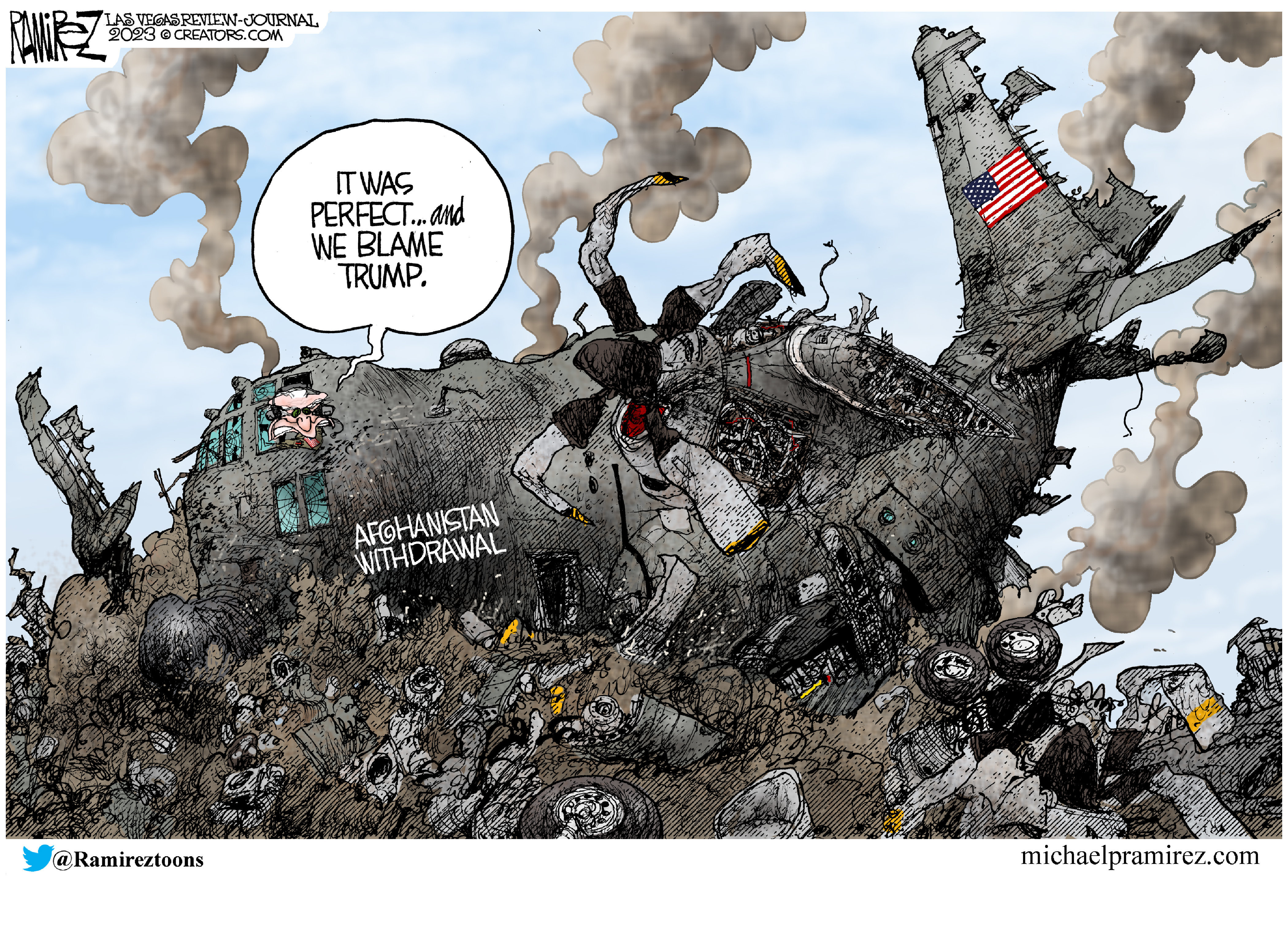 Political cartoon
