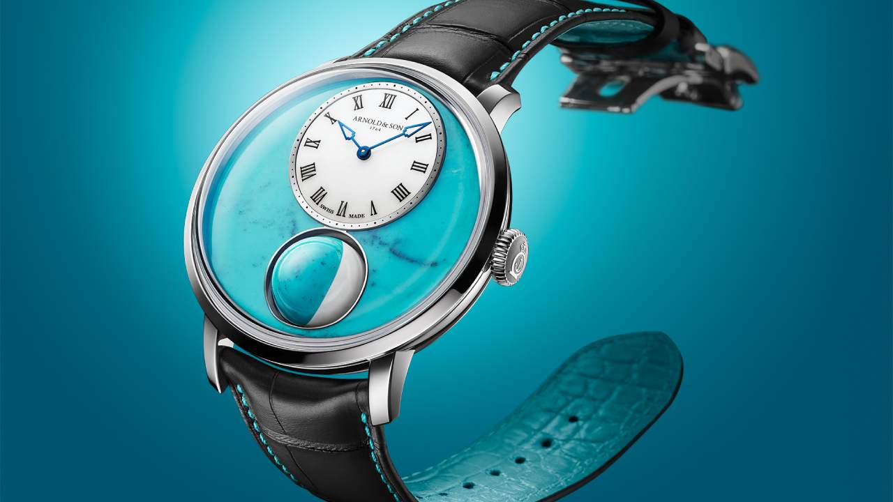 Arnold &amp; Son Luna Magna Steel Turquoise