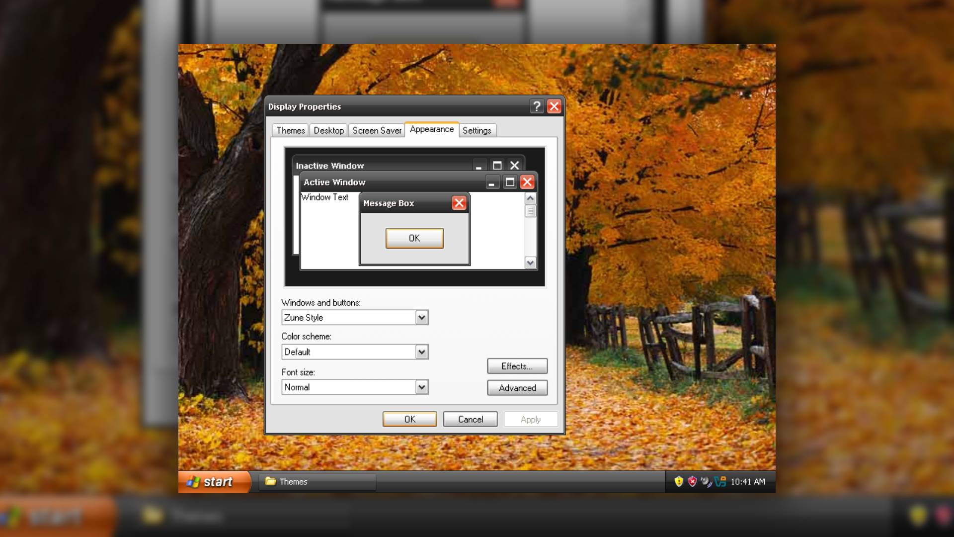 Windows XP Zune theme