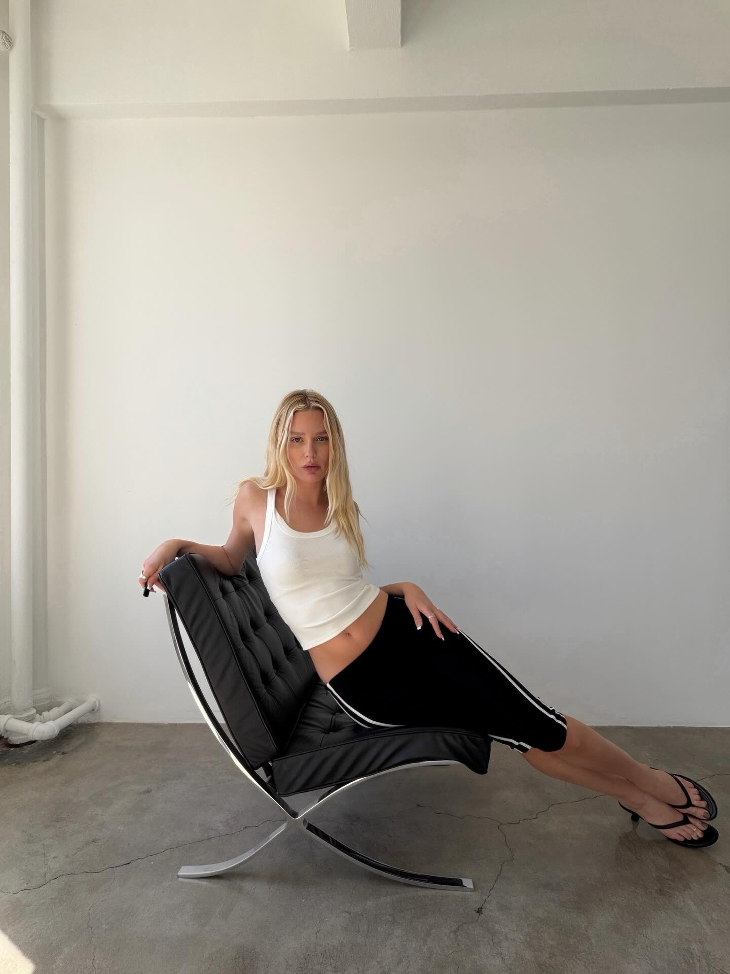 Megan Adelaide wearing capris.