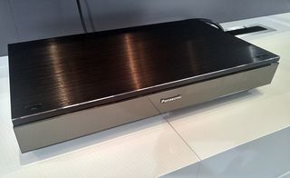 Panasonic's prototype UHD Blu-ray player. Maybe next year...