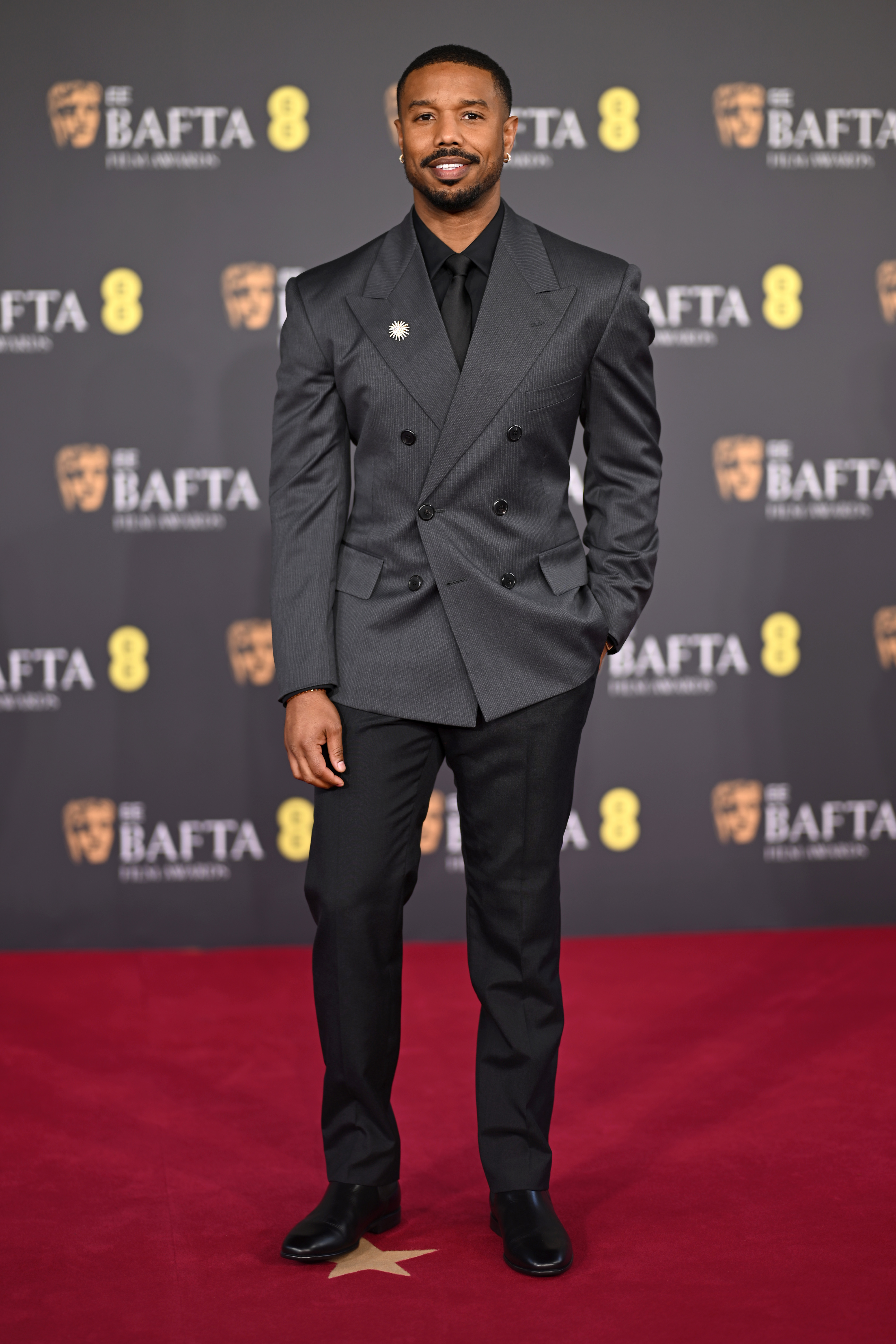 Michael B. Jordan attends the 2026 EE BAFTA Film Awards