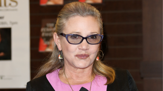 Carrie Fisher signs copies of her book "The Princess Diarist" at Barnes and Nobles in Los Angeles in 2016. She tragically passed later that year. 