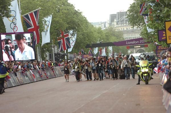 Photographers await their chance to get the perfect shot