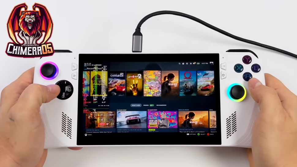 Asus ROG Ally Emulates Steam Deck OS with ChimeraOS Tom's Hardware