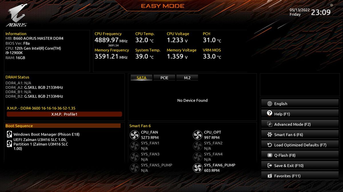 Gigabyte B660 Aorus Master
