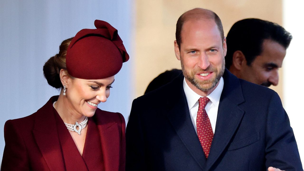 The Prince and Princess of Wales attend the Ceremonial Welcome for The Amir of the State of Qatar