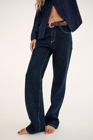 zara, Wide-Leg Jeans