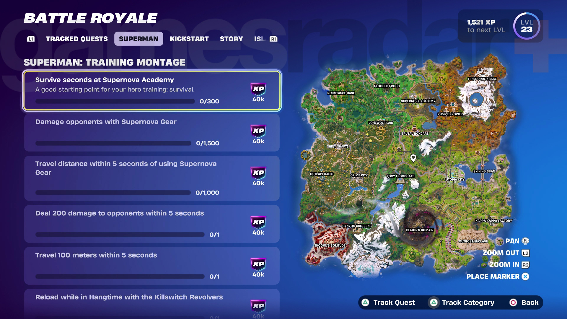 Fortnite Superman Quests Chapter 6 Season 3