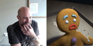 Conrad Vernon and Shrek's Gingerbread Man