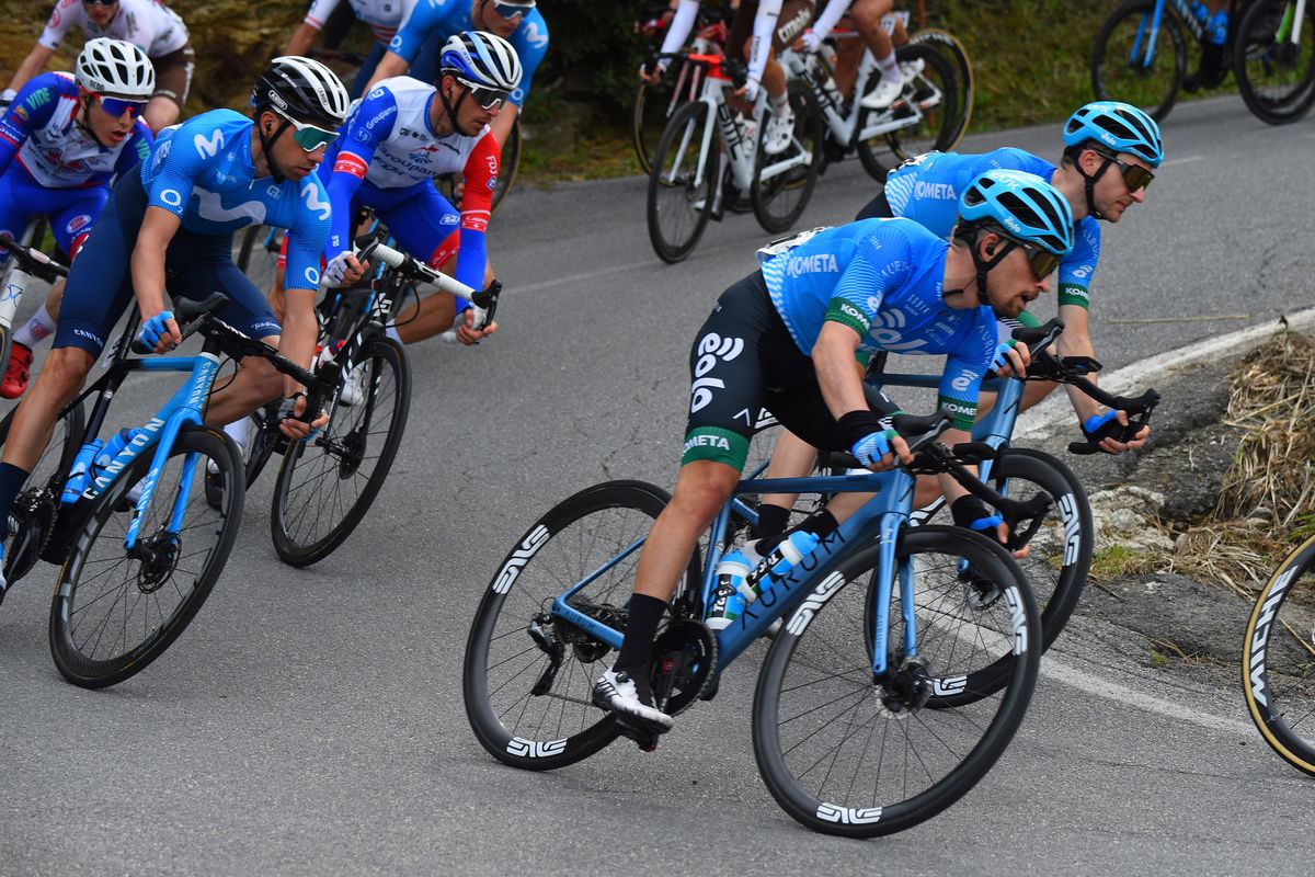 Trofeo Laigueglia 2021 - 58th Edition - Laigueglia - Laigueglia 202 km - 03/03/2021 - Eolo - Kometa Cycling Team - photo Dario Belingheri/BettiniPhoto&Acirc;&copy;2021