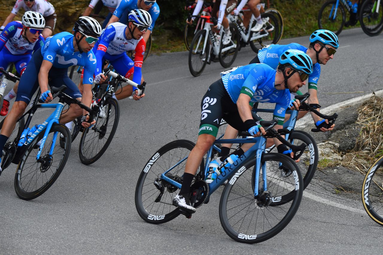 Trofeo Laigueglia 2021 - 58th Edition - Laigueglia - Laigueglia 202 km - 03/03/2021 - Eolo - Kometa Cycling Team - photo Dario Belingheri/BettiniPhoto&Acirc;&copy;2021