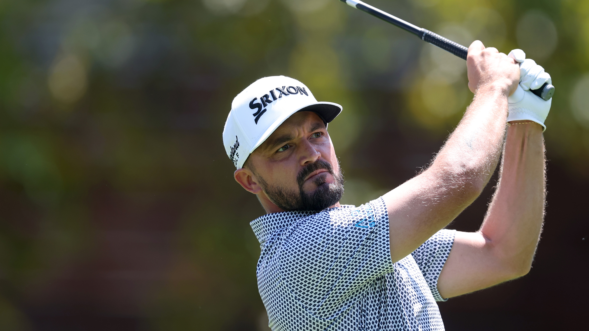 Brandon Robinson Thompson looks after a shot at the 2026 Joburg Open