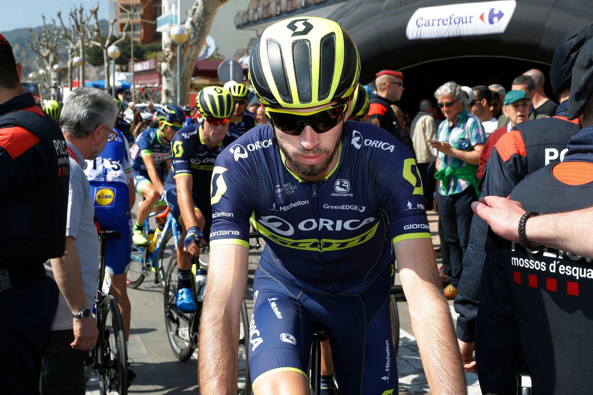 A focused Damien Howson (Orica-Scott)
