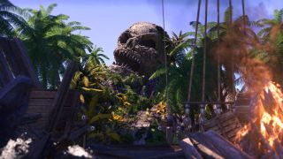 An image of Skull Island, lovingly recreated in The Elder Scrolls Online.