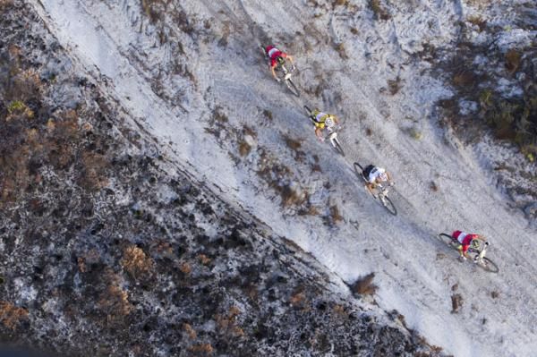 Kevin Evans of Team 360Life, Karl Platt of Bulls, Burry Stander of Songo-36One-Specialized and David George of Team 360Life