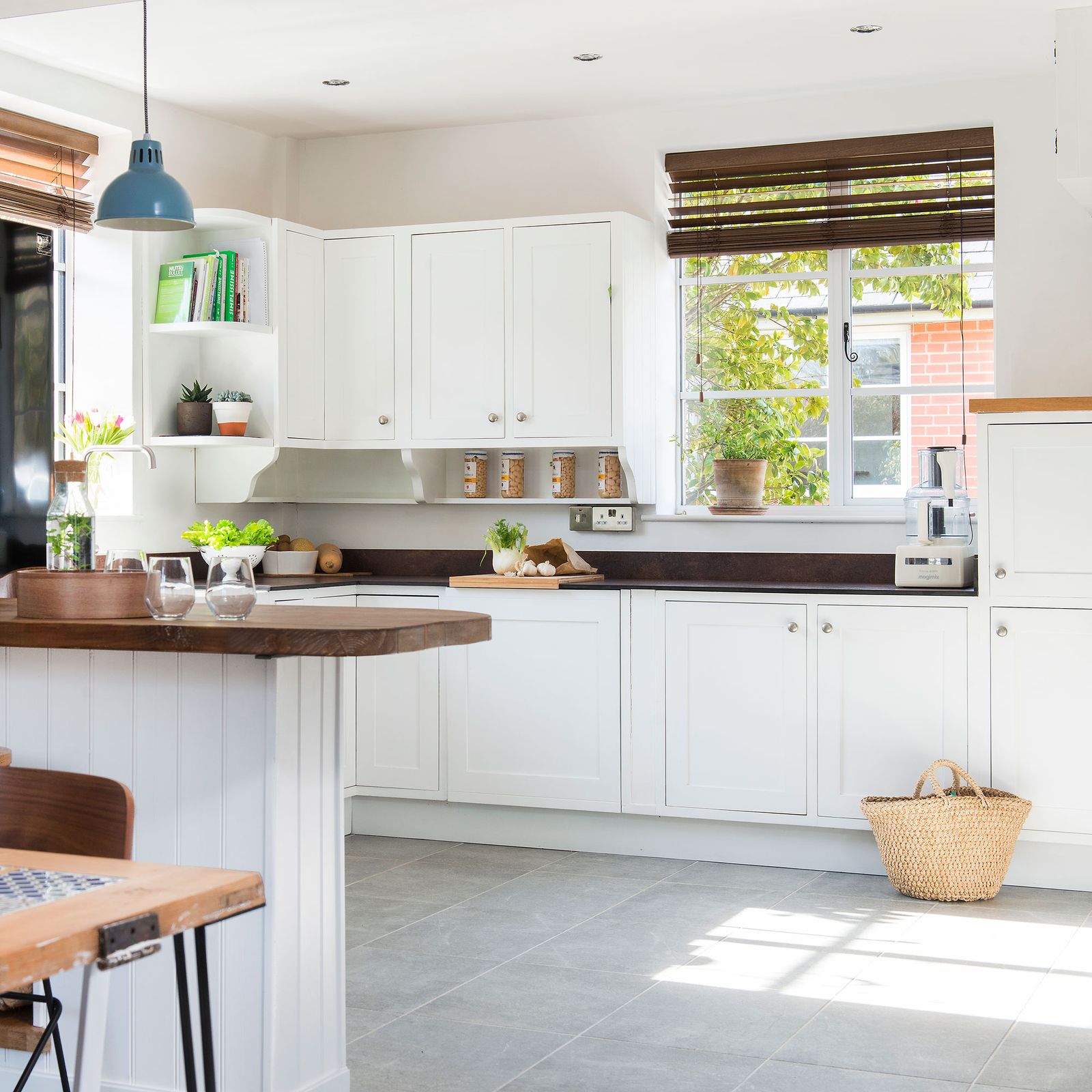 24 ways to add colour to an allwhite kitchen Ideal Home
