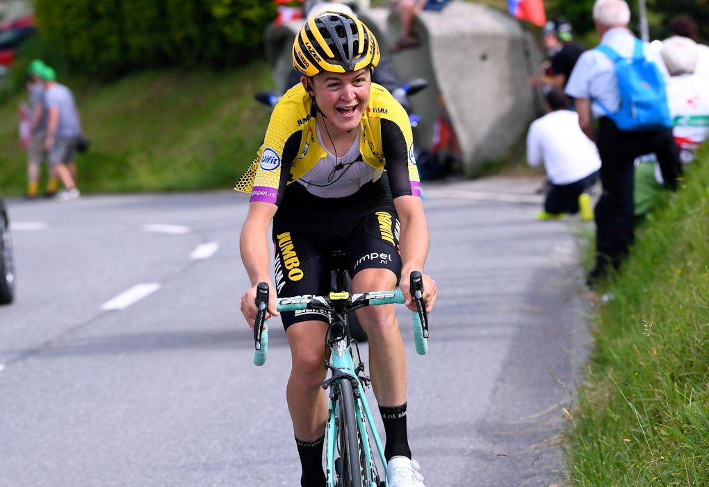 Antwan Tolhoek solos to the stage 6 win at Tour de Suisse