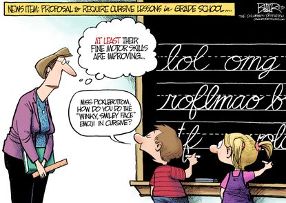 Editorial cartoon U.S. Education
