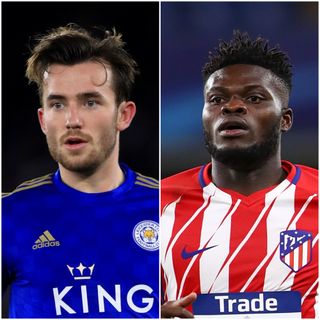 Ben Chilwell and Thomas Partey