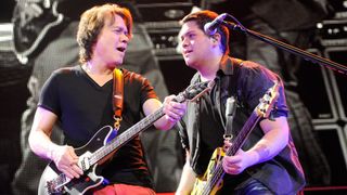 Eddie and Wolfgang Van Halen