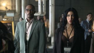 John Doe and Quiet dressed in disguise in Twisted Metal Season 2 "LZGTBZY"