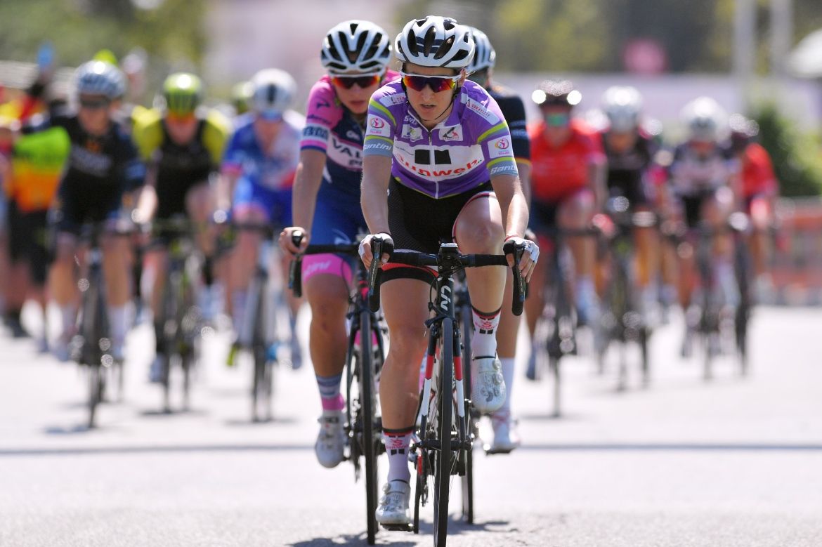 Leah Kirchmann (Team Sunweb Purple Leader Jersey)