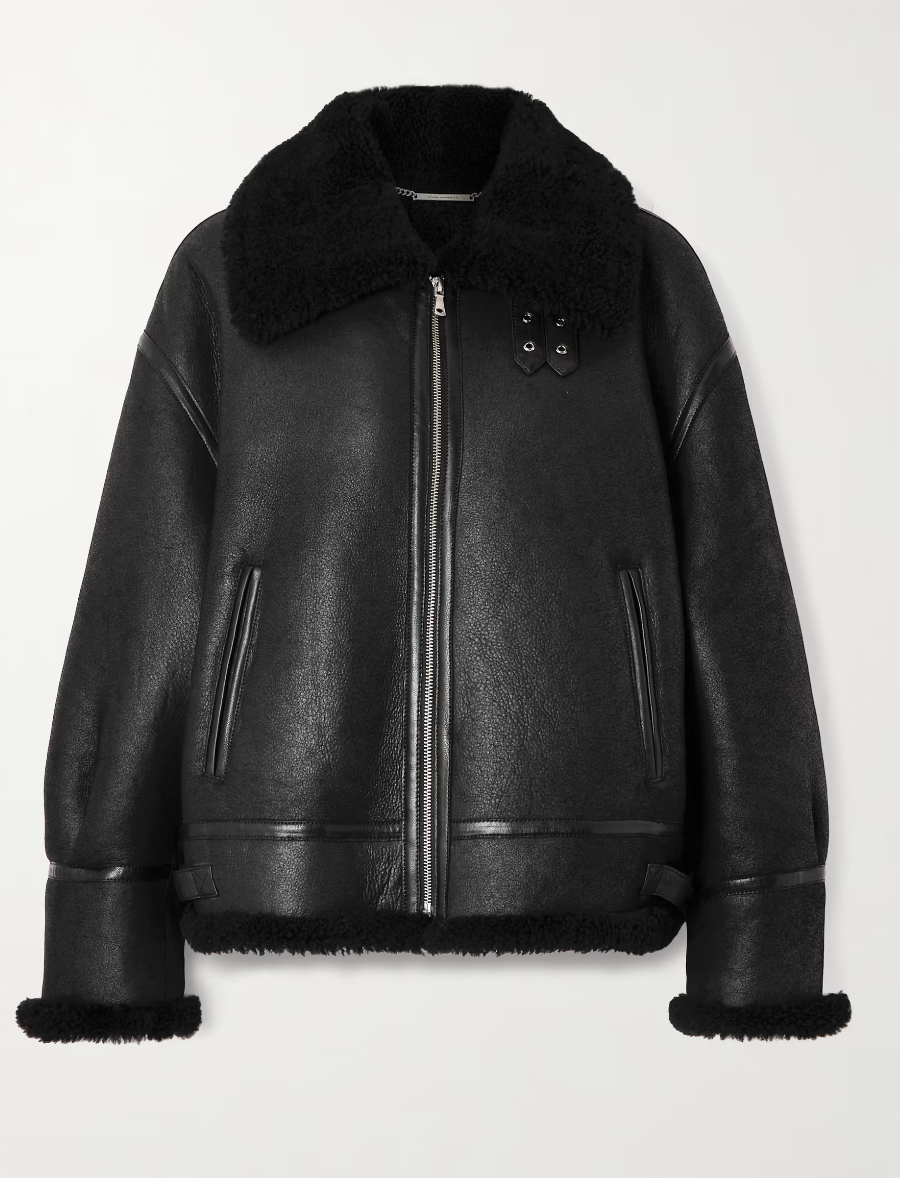 NOUR HAMMOUR, Portia shearling jacket