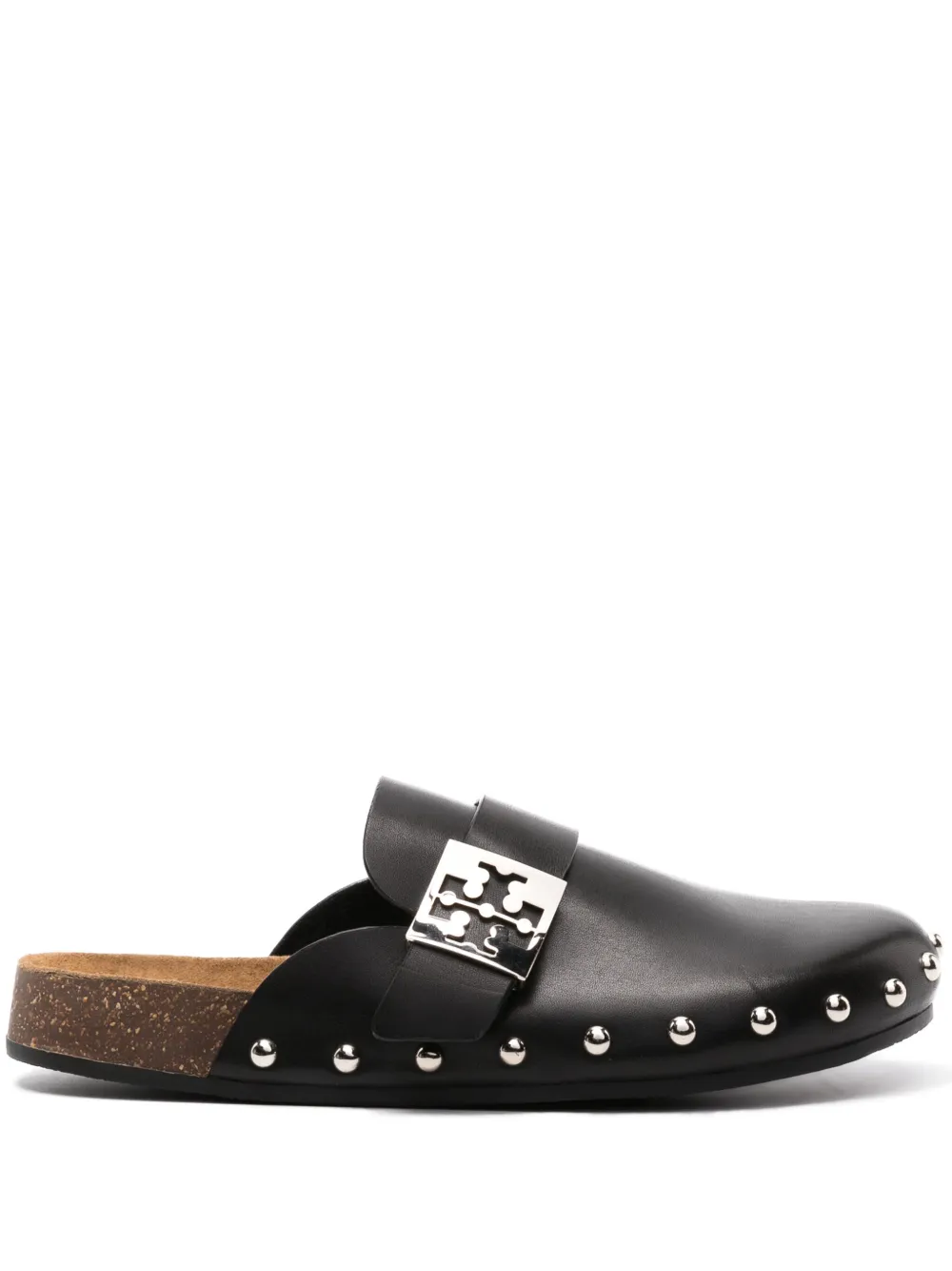 Mellow Studded Leather Slippers