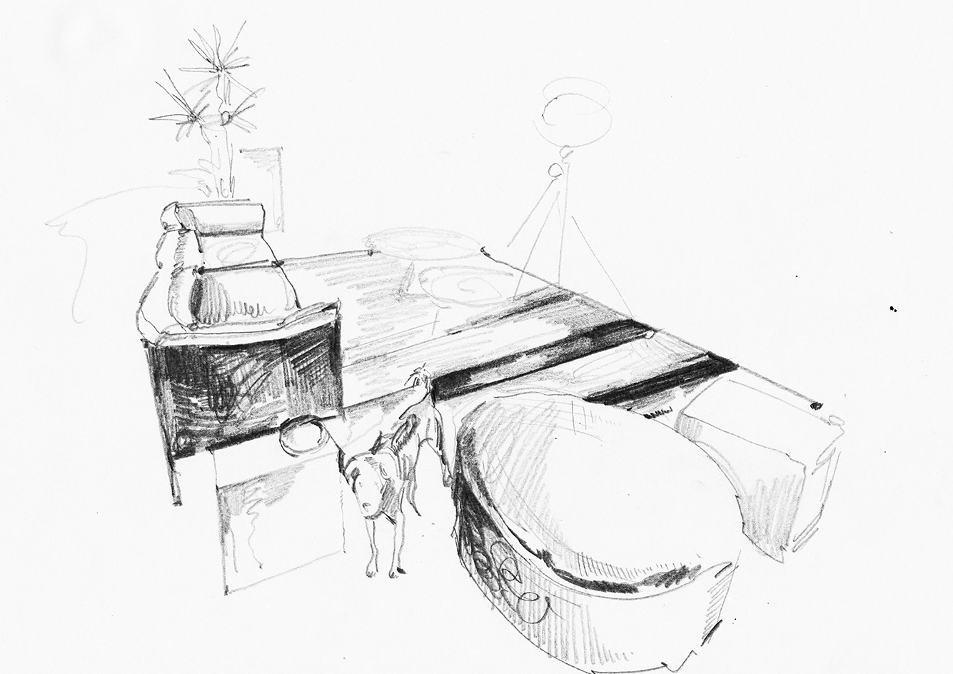 domestic scene