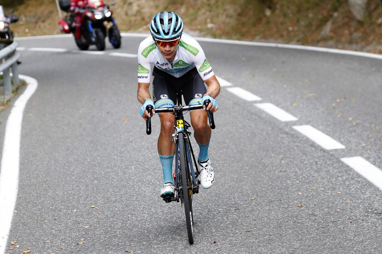 Miguel Angel Lopez tried a long-range attack on stage 9