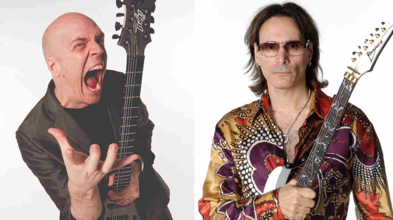 Steve Vai and Devin Townsend in 2018