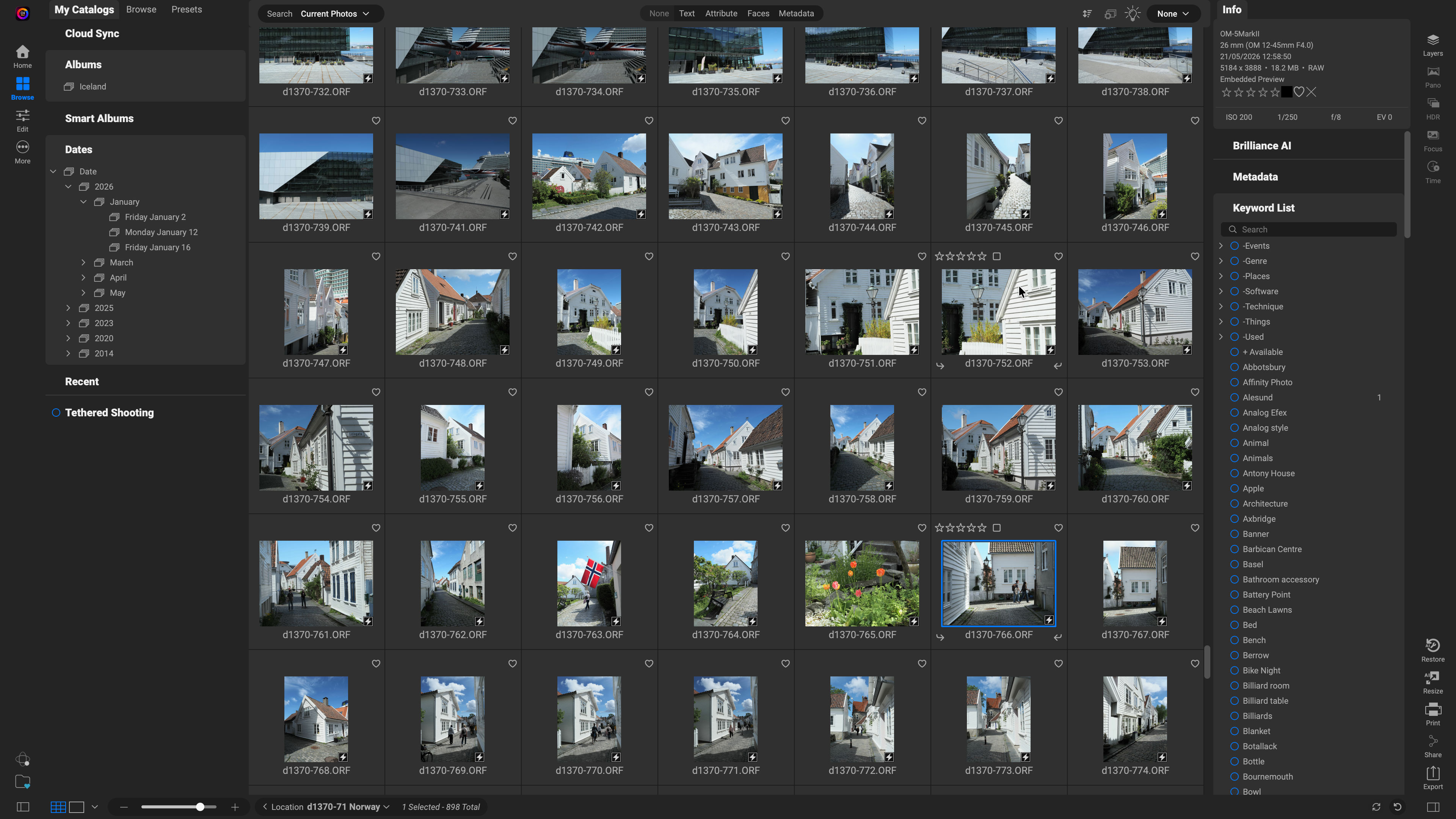 ON1 Photo RAW 2026 screenshot
