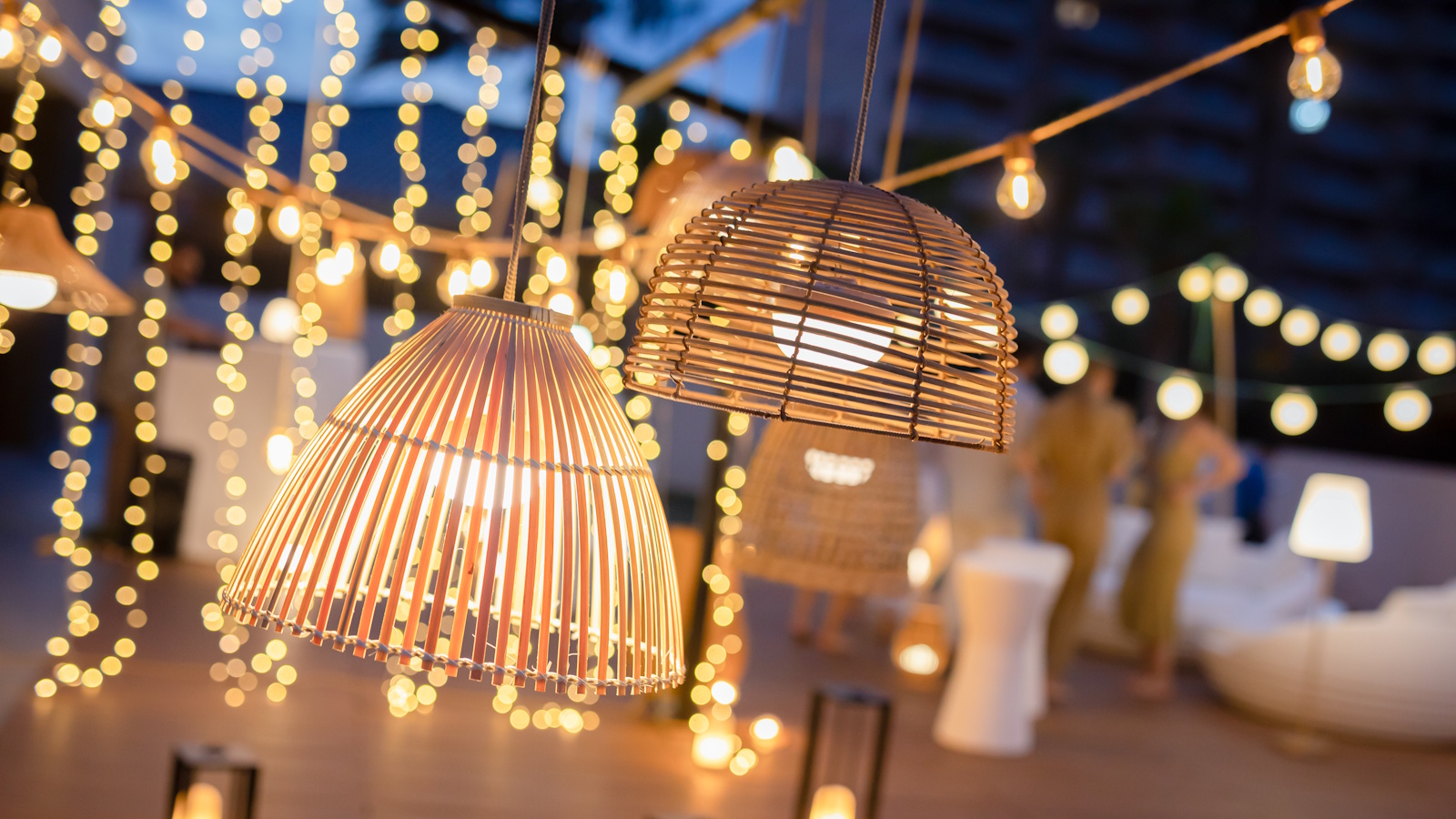 Newgarden stylish lighting in summertime