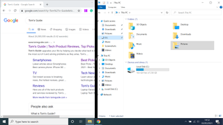 how to split the screen on Windows 10 - tweak to your liking