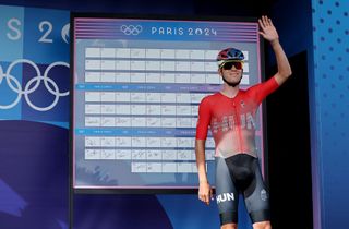 PARIS FRANCE AUGUST 03 Attila Valter of Team Hungary prior to the Mens Road Race on day eight of the Olympic Games Paris 2024 at trocadero on August 03 2024 in Paris France Photo by Tim de WaeleGetty Images