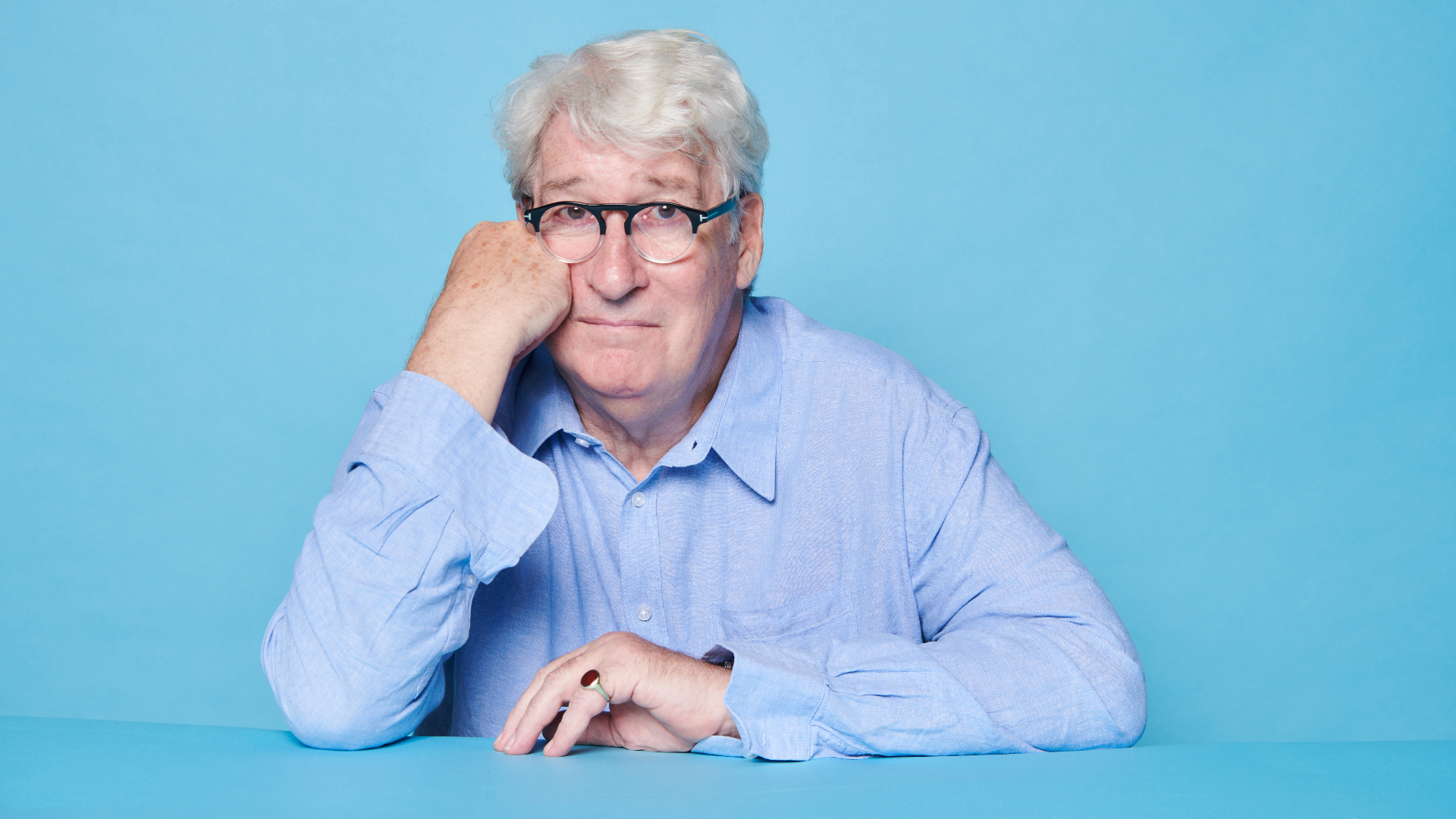 Jeremy Paxman photographed for Paxman: Putting Up With Parkinson's