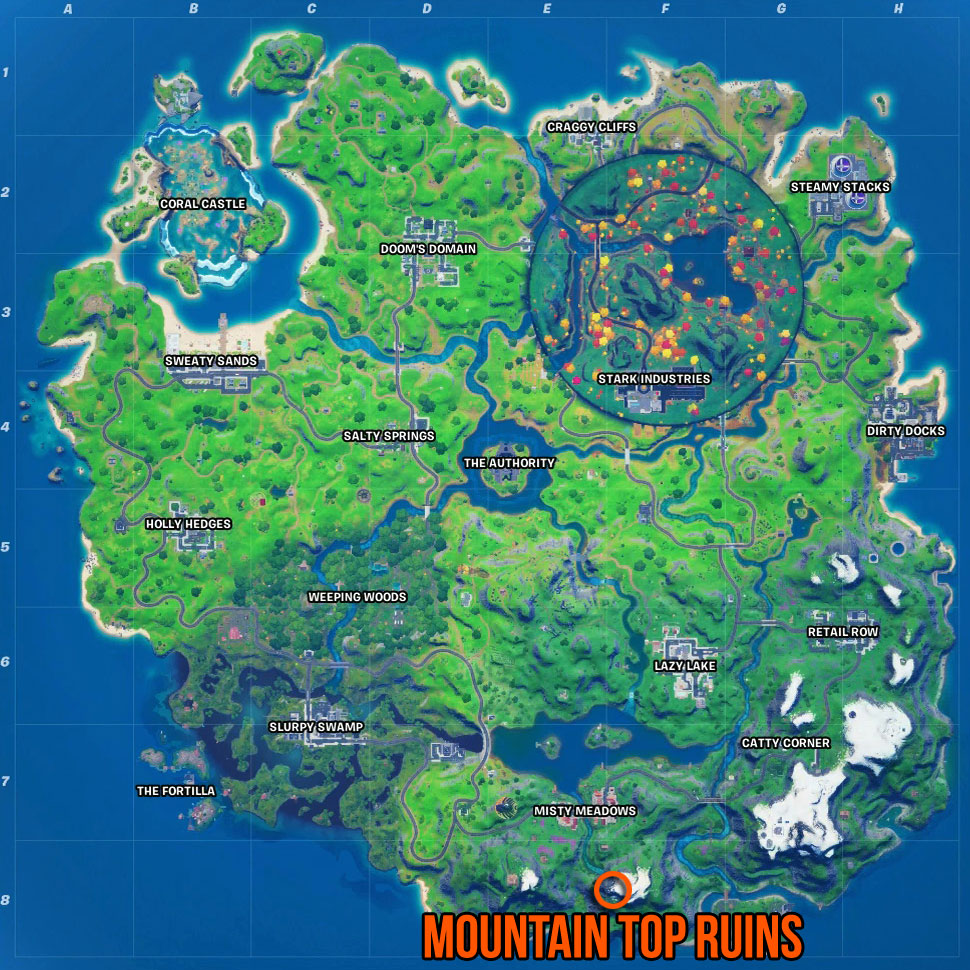 Fortnite Mountain Top Ruins location: Where to emote as Thor at ...