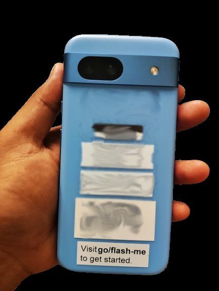 Leaked alleged image of the Google Pixel 8a from the back