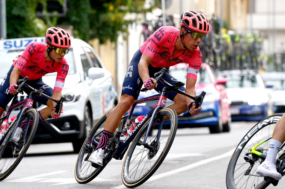 Giro della Toscana 2021 6th Edition Pontedera Pontedera 1915 km 15092021 Rigoberto Uran COL EF Education Nippo photo Luca BettiniBettiniPhoto2021