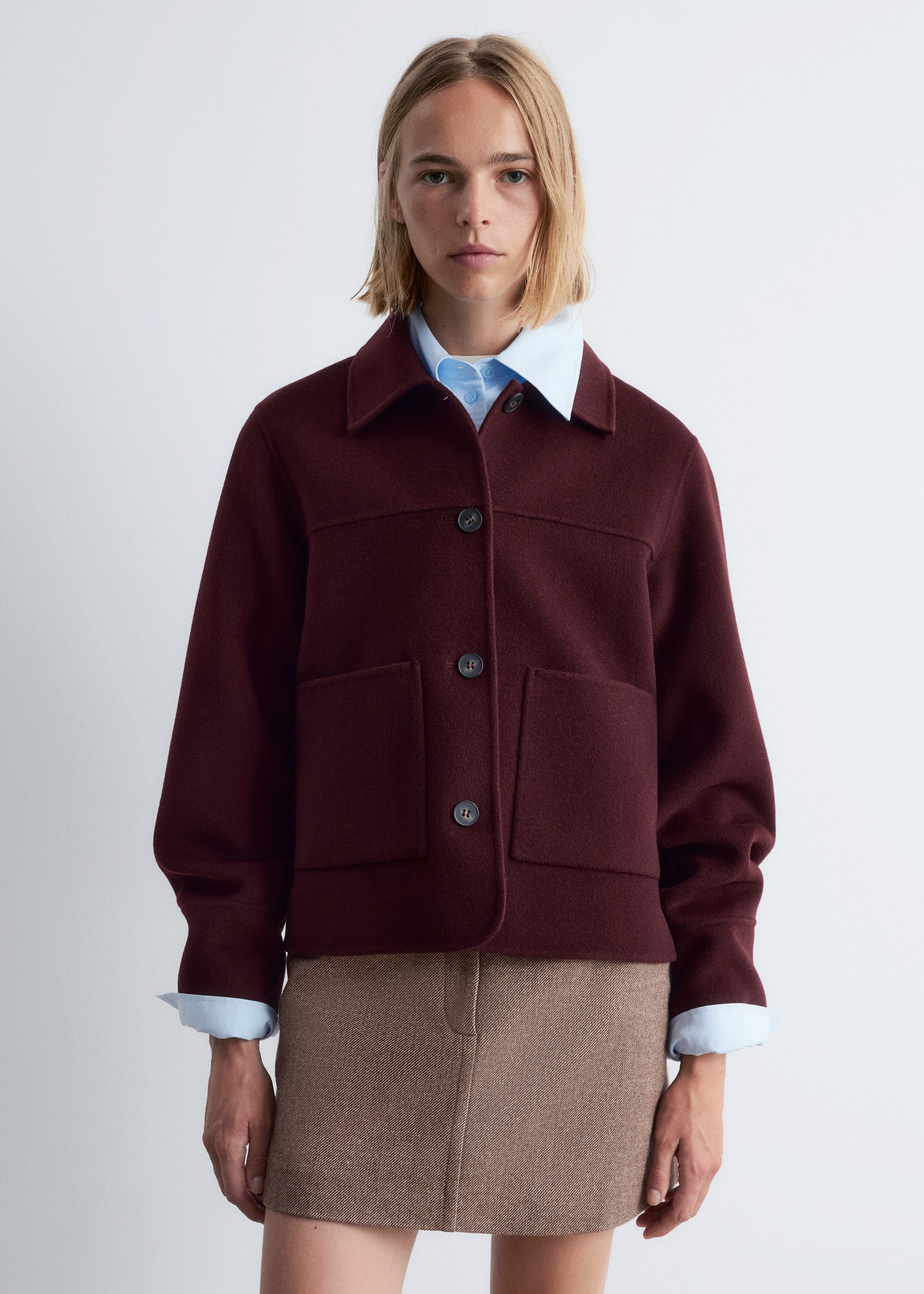 Collared Wool Jacket