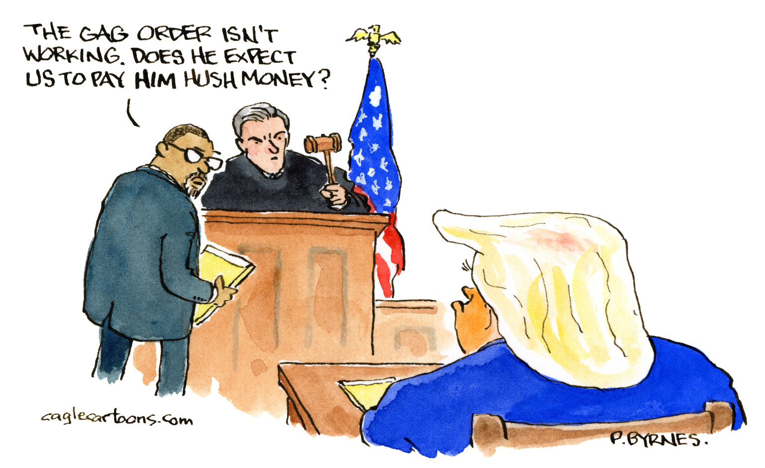 5 رسوم كاريكاتورية عن هفوة دونالد ترامب